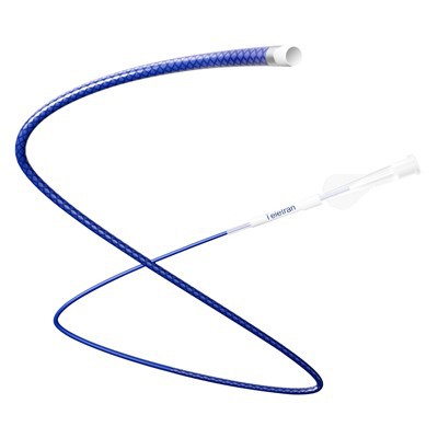 Llif wedi'i gyfeirio â microcathether